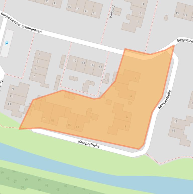 Kaart van postcodegebied 4281MD.