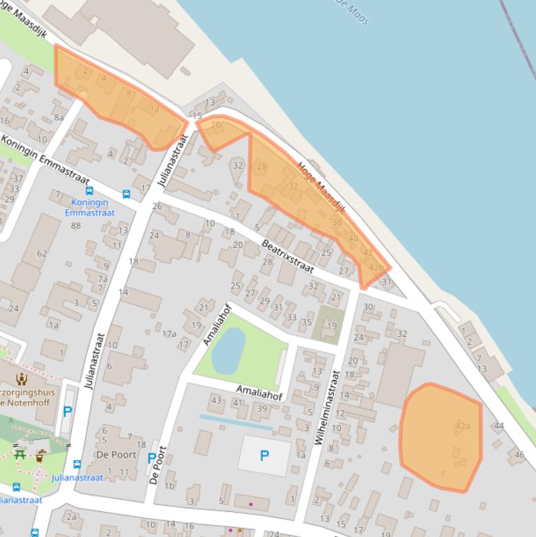 Kaart van postcodegebied 4281NG.