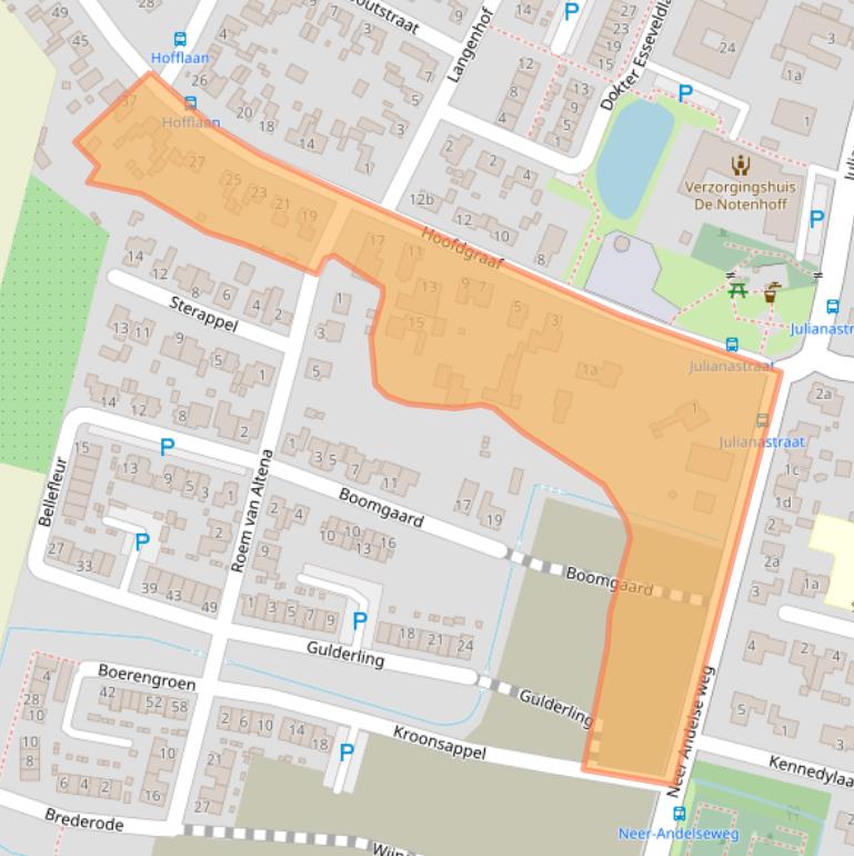 Kaart van postcodegebied 4281NM.