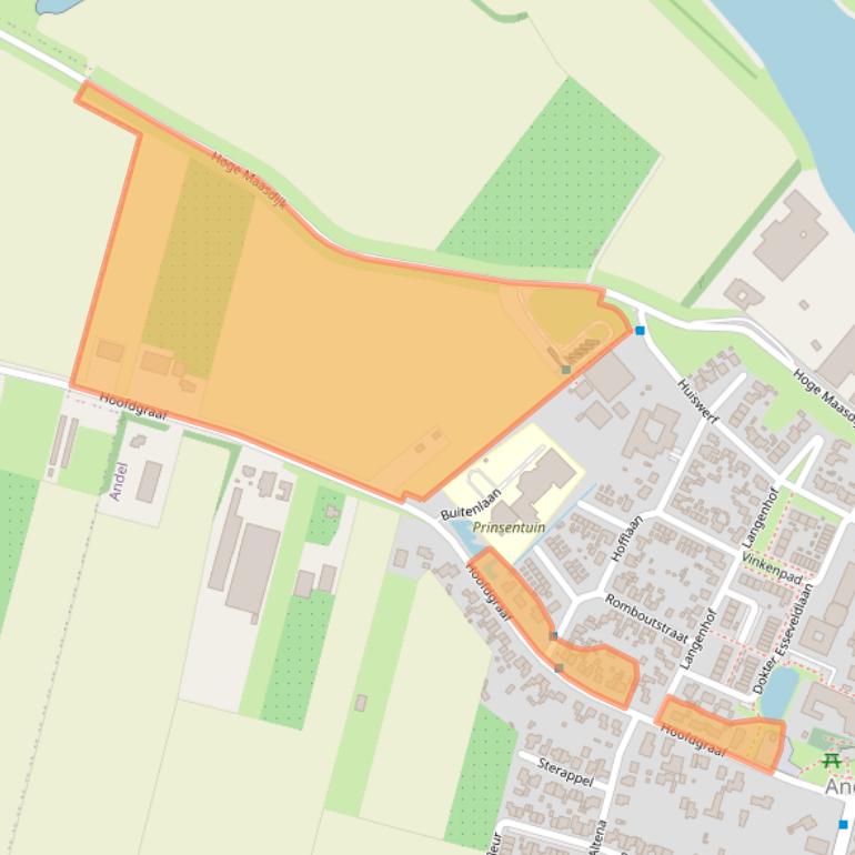 Kaart van postcodegebied 4281NP.