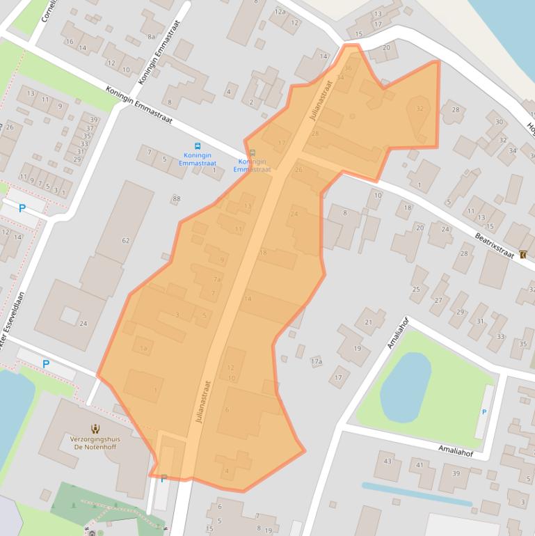 Kaart van postcodegebied 4281NR.