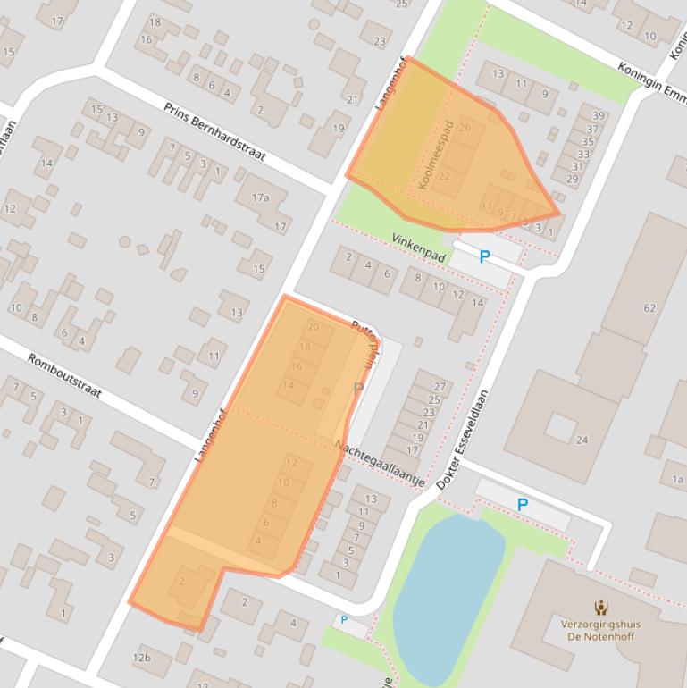 Kaart van postcodegebied 4281NV.