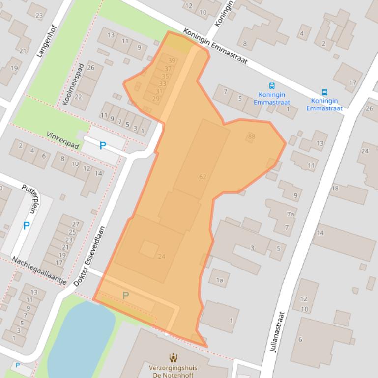 Kaart van postcodegebied 4281PA.