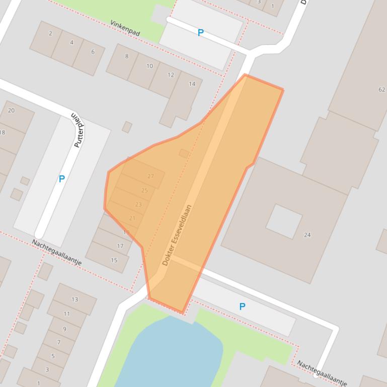 Kaart van postcodegebied 4281PB.