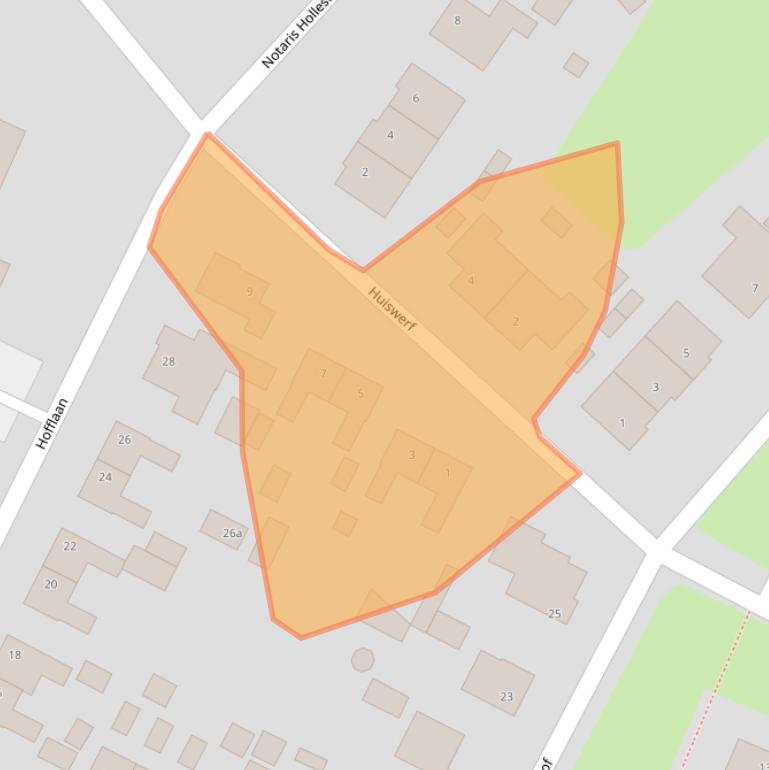 Kaart van postcodegebied 4281PJ.