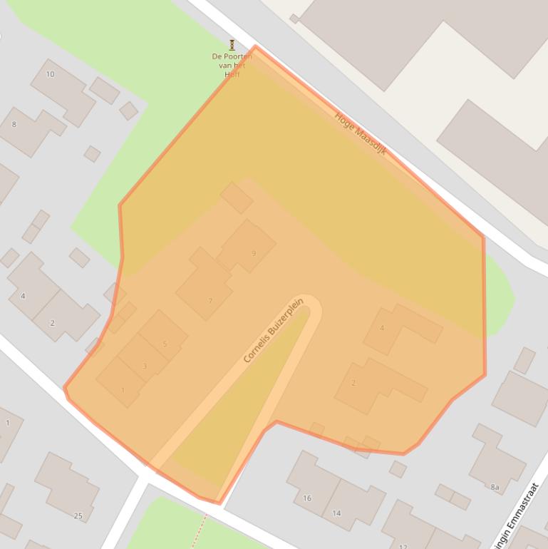 Kaart van postcodegebied 4281PL.