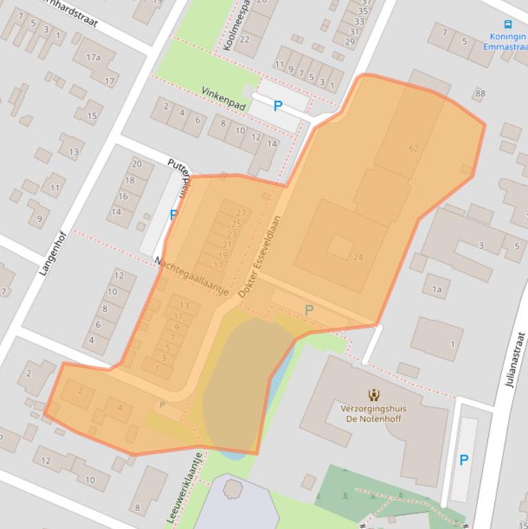 Kaart van postcodegebied 4281PM.