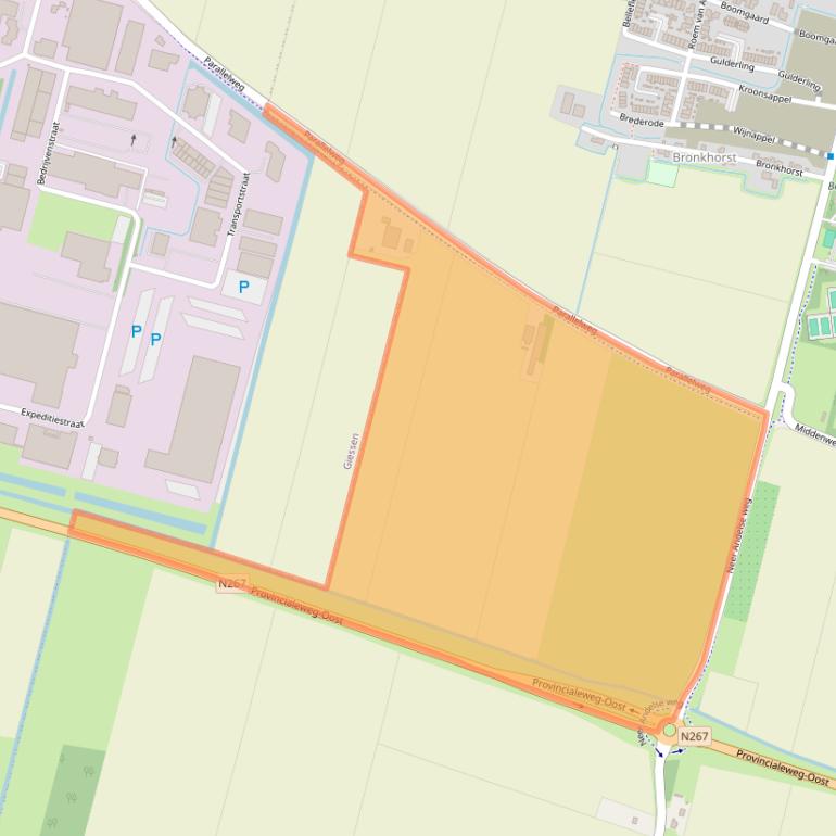 Kaart van postcodegebied 4281TX.