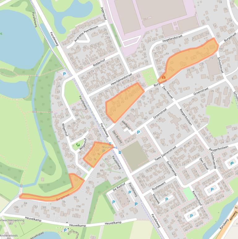 Kaart van postcodegebied 4283GE.