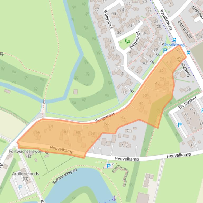 Kaart van postcodegebied 4283GH.