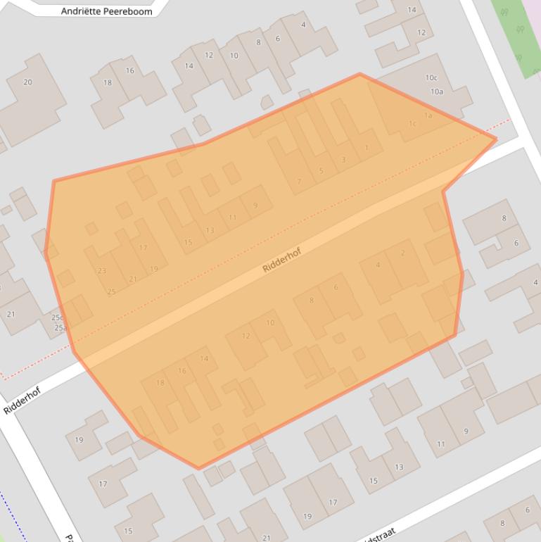 Kaart van postcodegebied 4283GN.