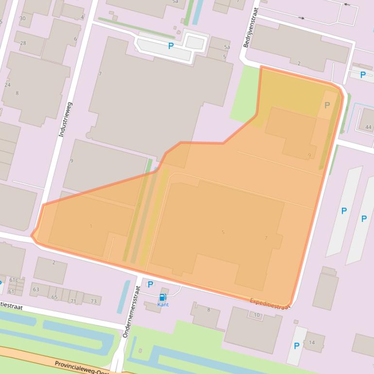 Kaart van postcodegebied 4283JE.