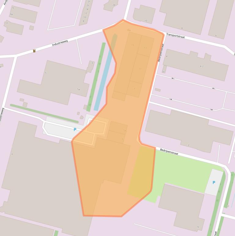 Kaart van postcodegebied 4283JJ.