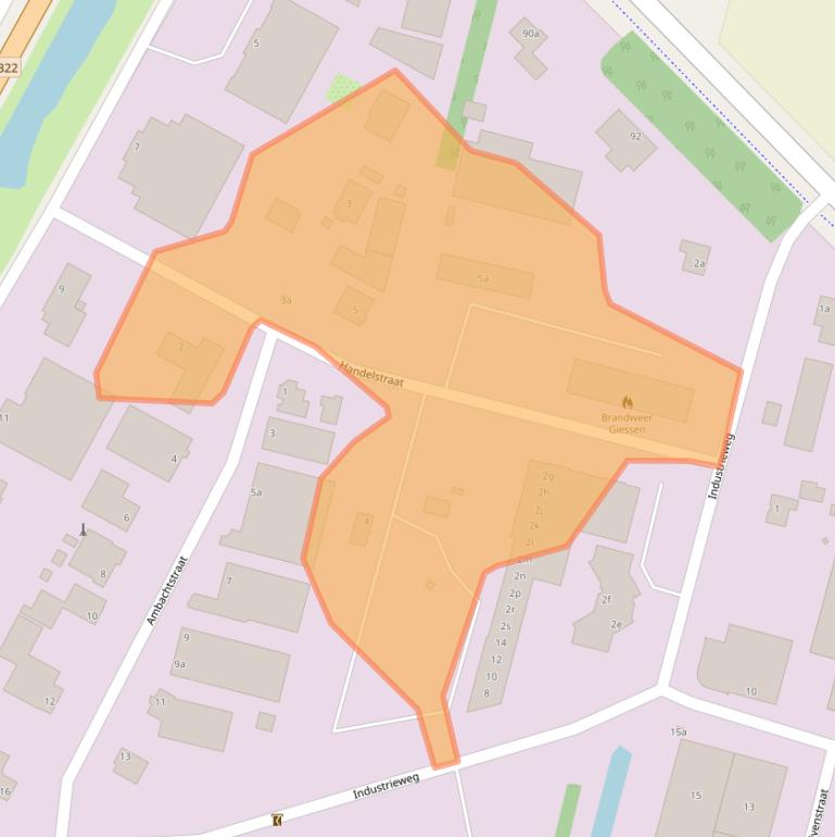 Kaart van postcodegebied 4283JK.