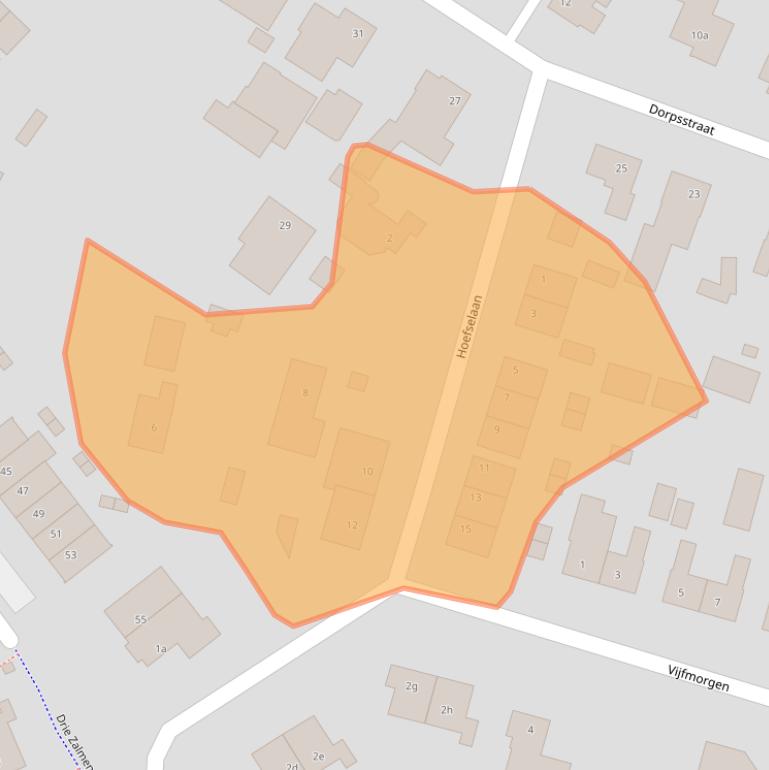 Kaart van postcodegebied 4284EL.