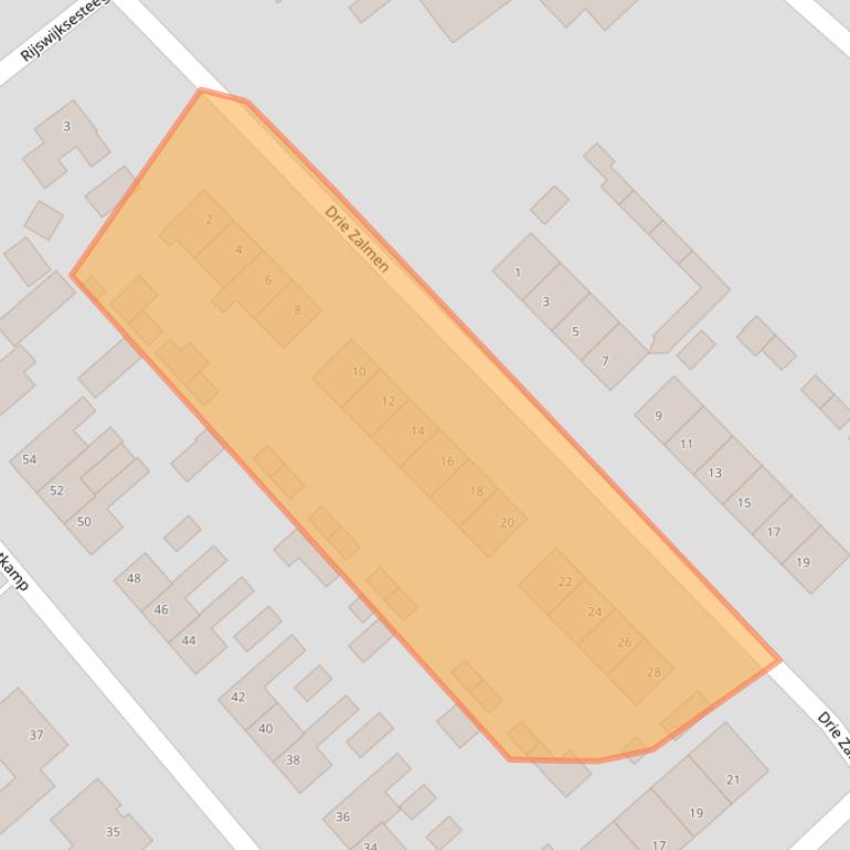 Kaart van postcodegebied 4284EP.