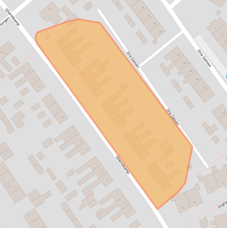 Kaart van postcodegebied 4284ET.