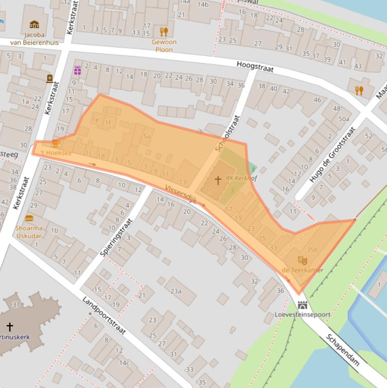 Kaart van postcodegebied 4285AM.