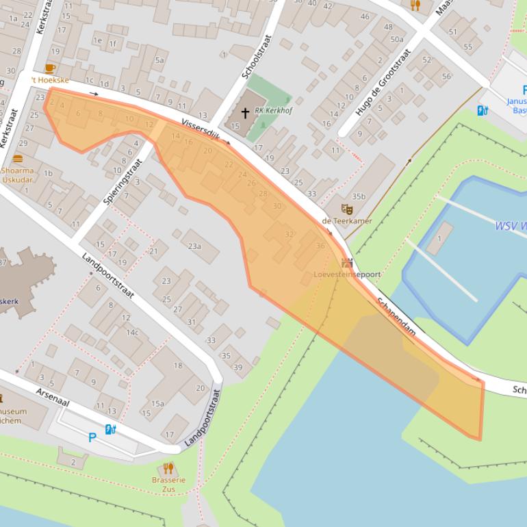 Kaart van postcodegebied 4285AN.