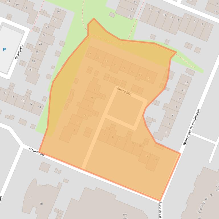 Kaart van postcodegebied 4285CE.