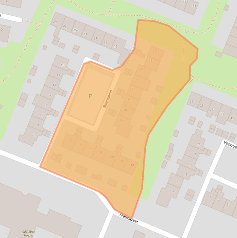 Kaart van postcodegebied 4285CH.