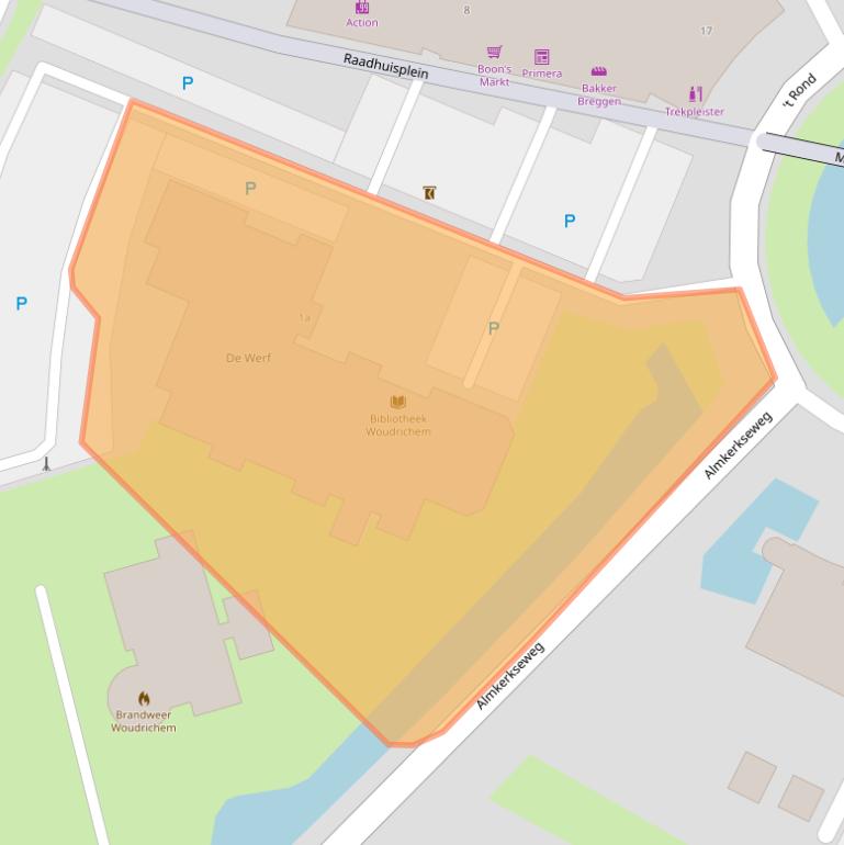 Kaart van postcodegebied 4285CP.