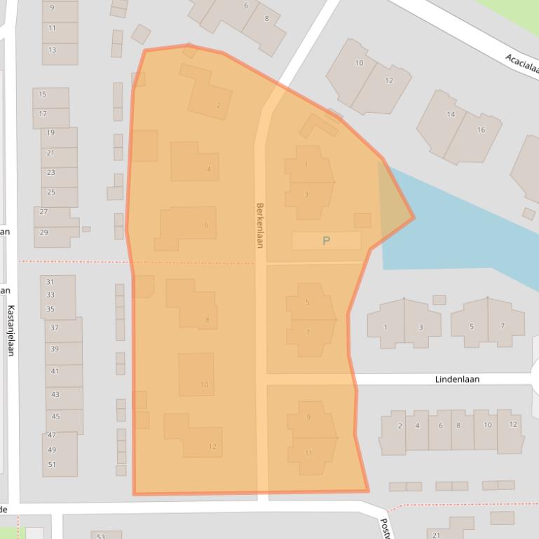 Kaart van postcodegebied 4285DH.