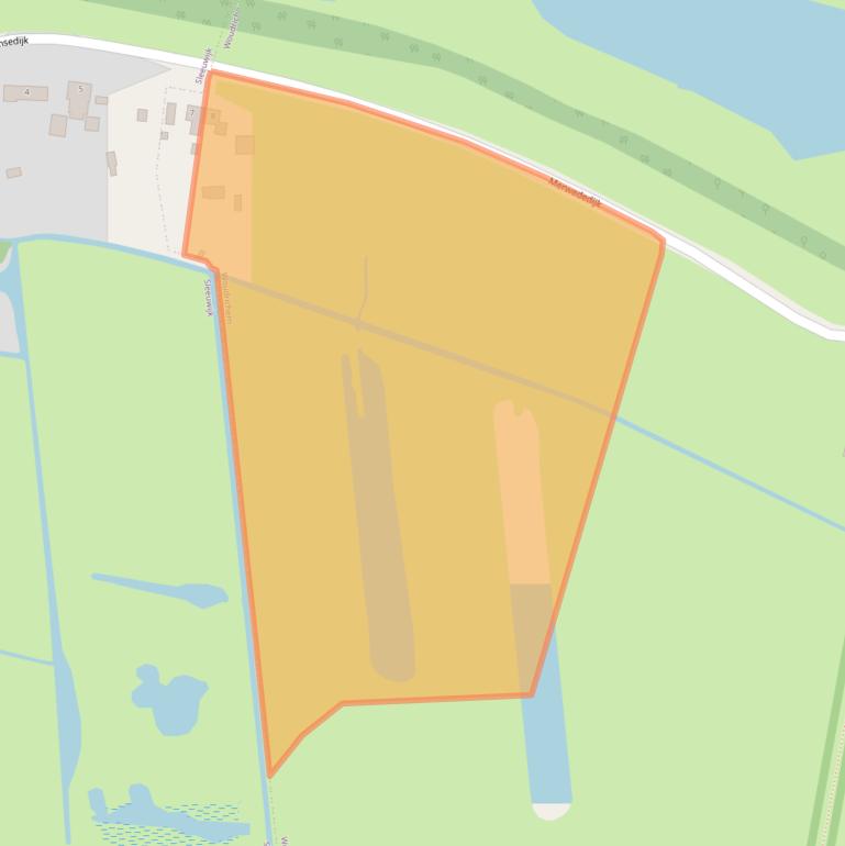 Kaart van postcodegebied 4285WE.