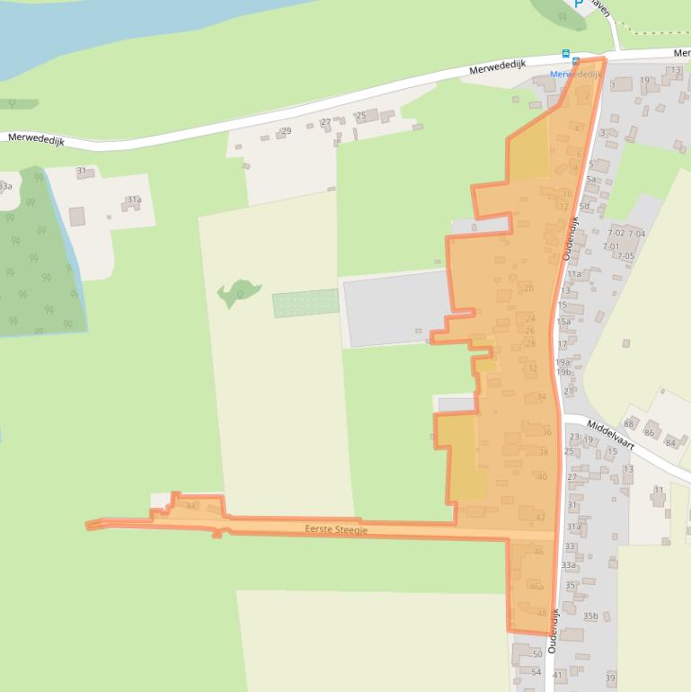 Kaart van postcodegebied 4285WK.