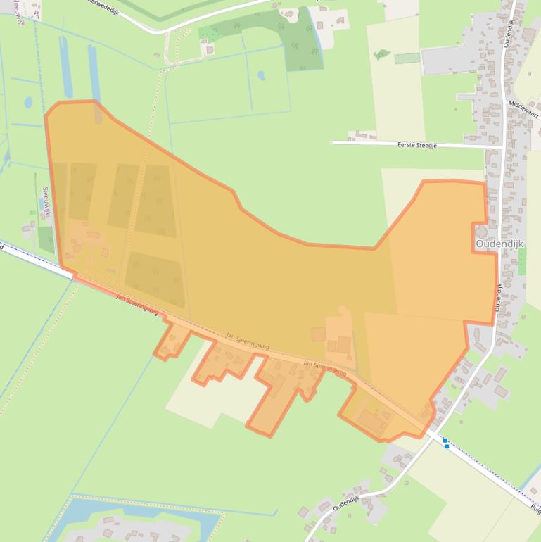 Kaart van postcodegebied 4285WN.