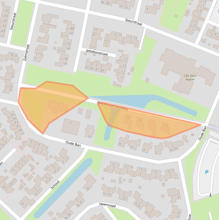 Kaart van postcodegebied 4285WX.