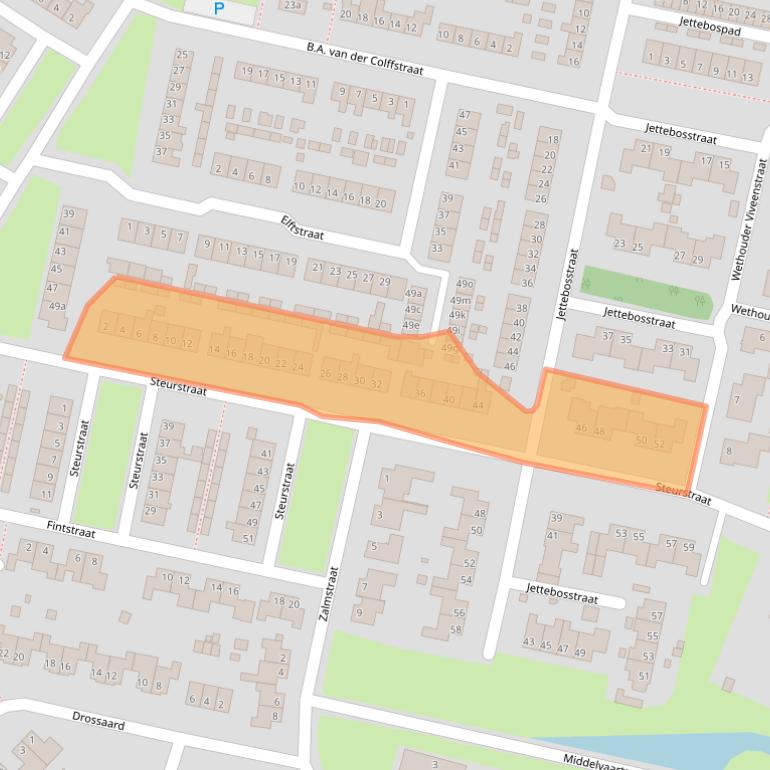 Kaart van postcodegebied 4285XG.