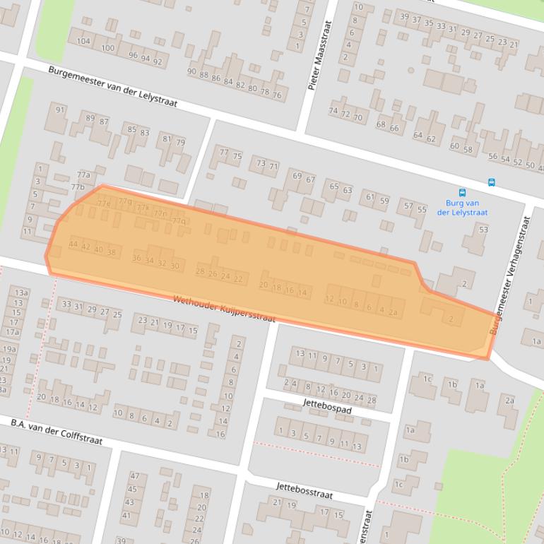 Kaart van postcodegebied 4285XM.