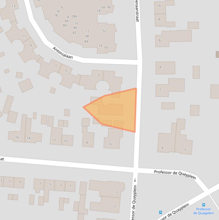 Kaart van postcodegebied 4286AB.