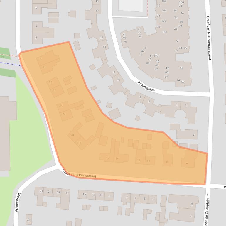 Kaart van postcodegebied 4286AH.