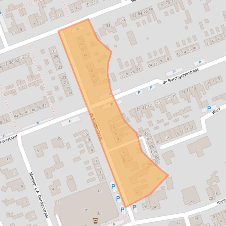 Kaart van postcodegebied 4286BR.