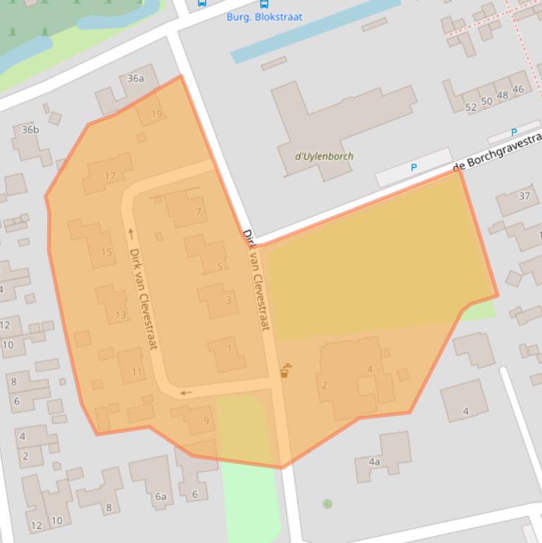 Kaart van postcodegebied 4286BT.