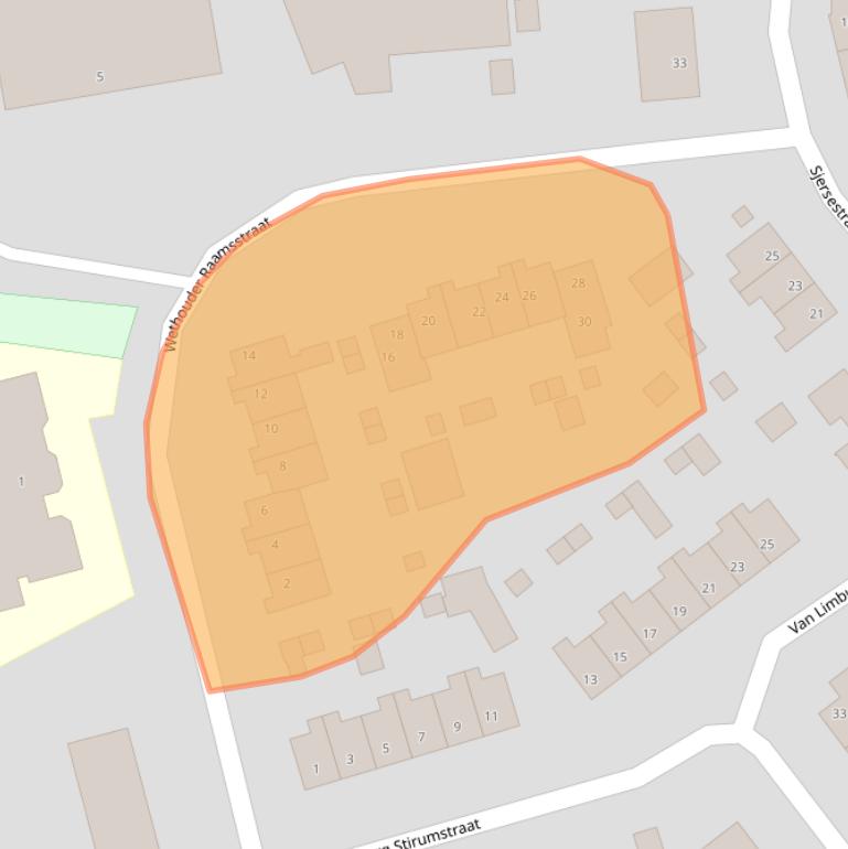 Kaart van postcodegebied 4286BW.