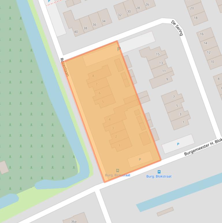 Kaart van postcodegebied 4286CJ.