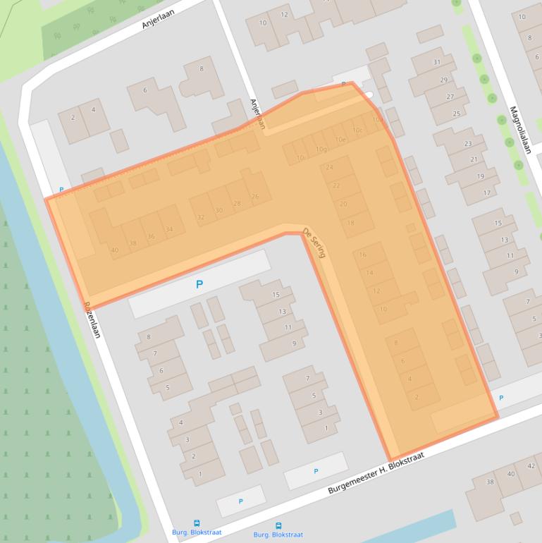 Kaart van postcodegebied 4286CL.