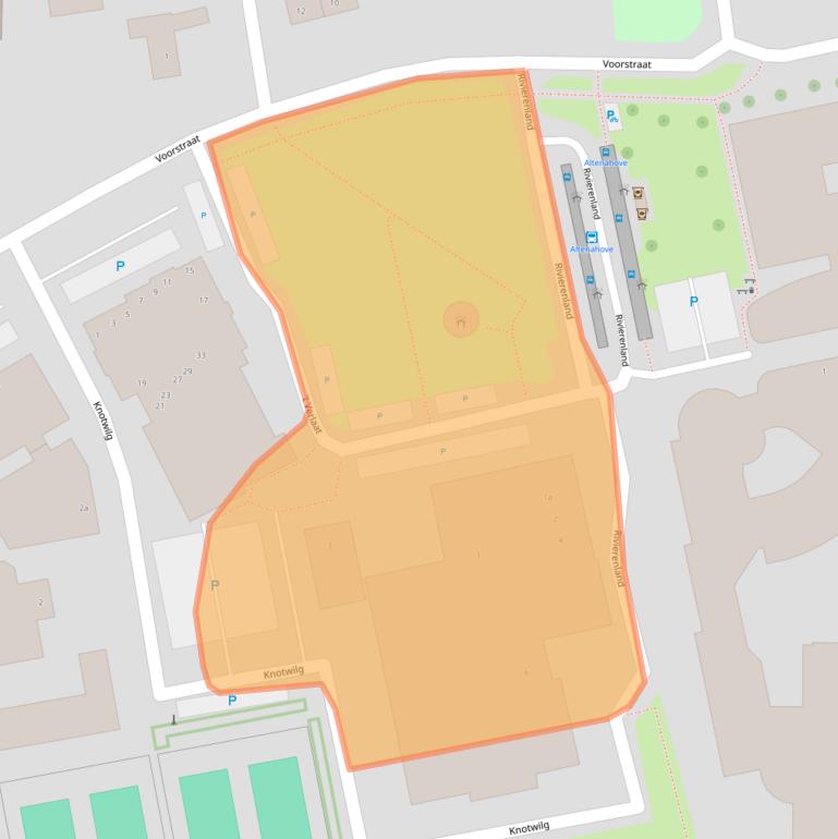 Kaart van postcodegebied 4286DB.