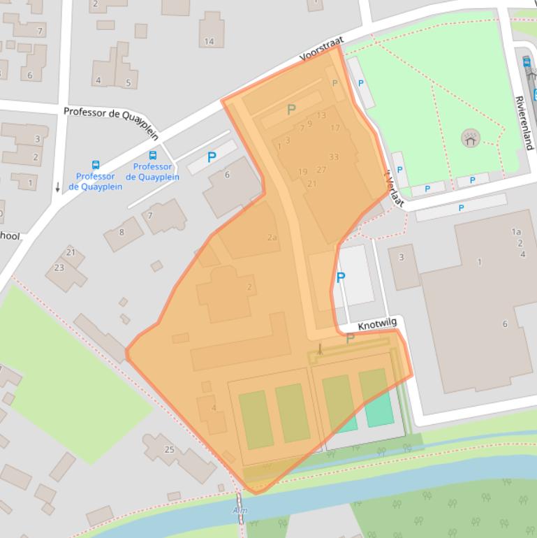 Kaart van postcodegebied 4286DE.