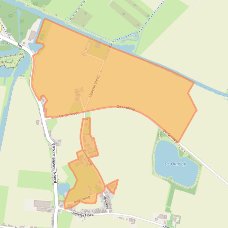 Kaart van postcodegebied 4286EJ.