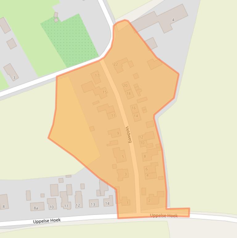 Kaart van postcodegebied 4286EK.