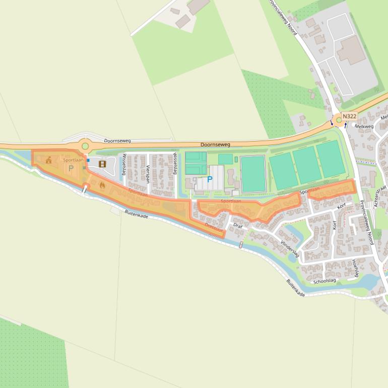 Kaart van postcodegebied 4286ET.