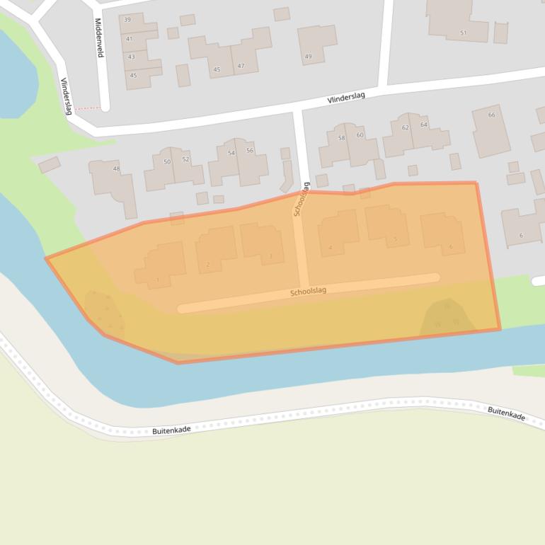 Kaart van postcodegebied 4286GL.