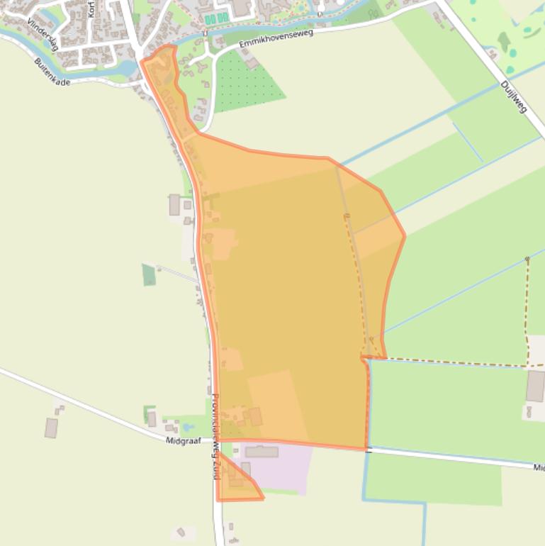 Kaart van postcodegebied 4286LJ.