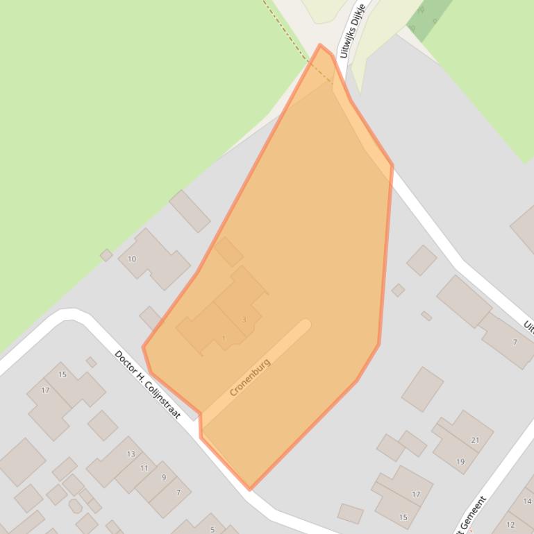 Kaart van postcodegebied 4288JG.