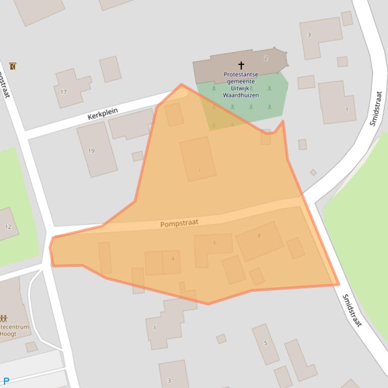 Kaart van postcodegebied 4288JH.