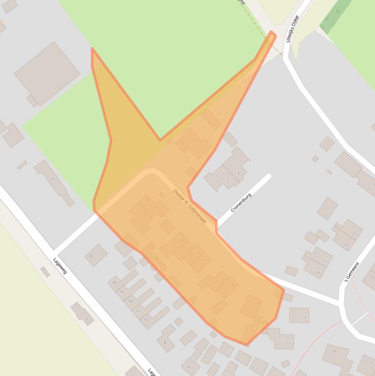 Kaart van postcodegebied 4288JN.